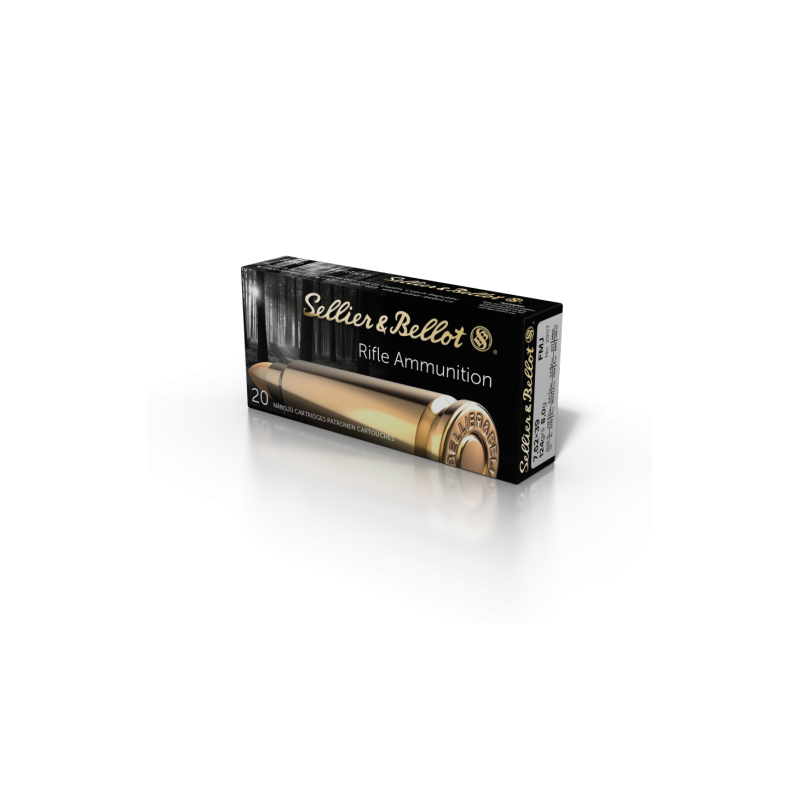Amunicja Sellier&Bellot 7,62x39 FMJ, 8,0g/124gr