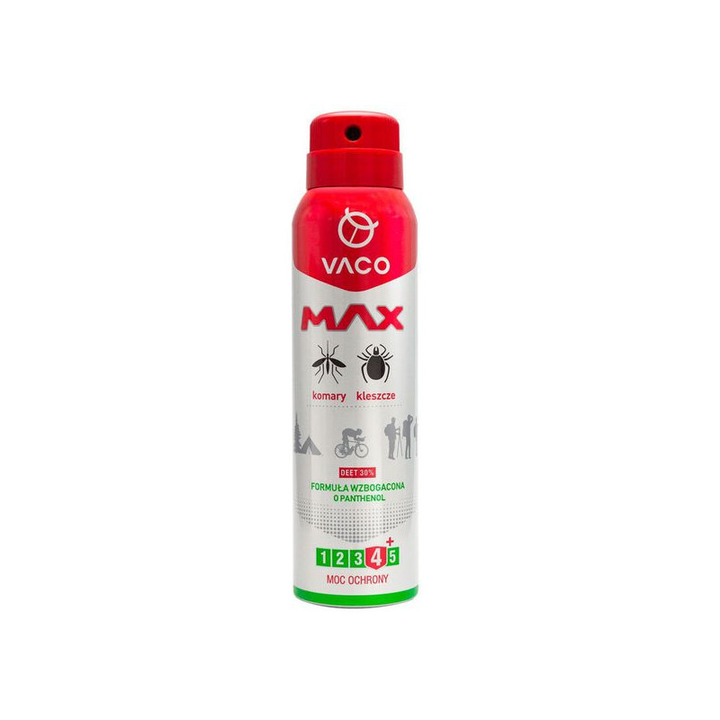Spray Vaco Max na komary i kleszcze Deet 30% 100 ml